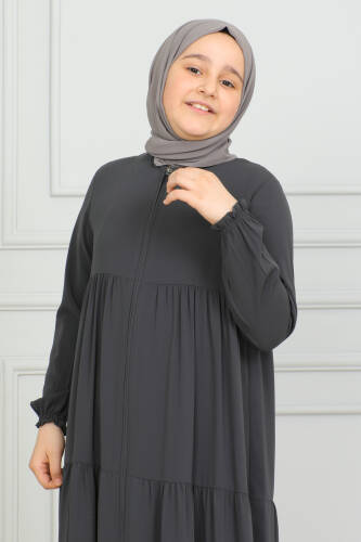 3 KATLI ÇOCUK FERACE Füme - 4002 - 7