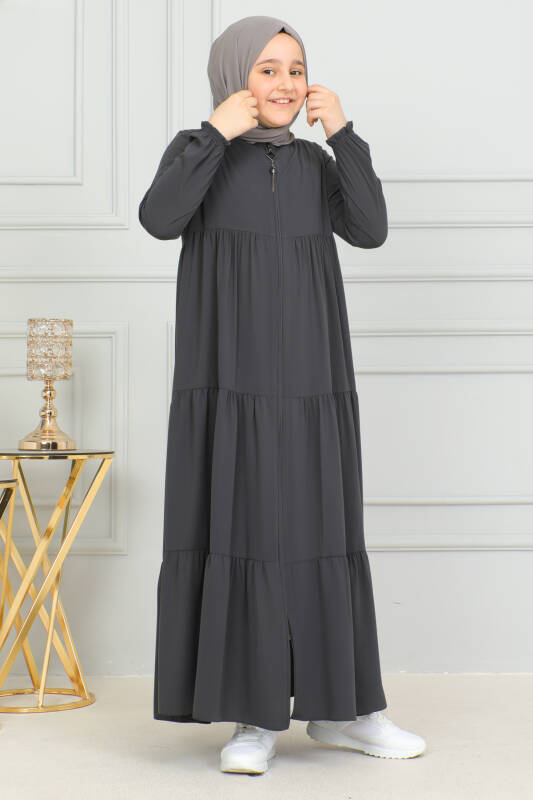 3 KATLI ÇOCUK FERACE Füme - 4002 - 8