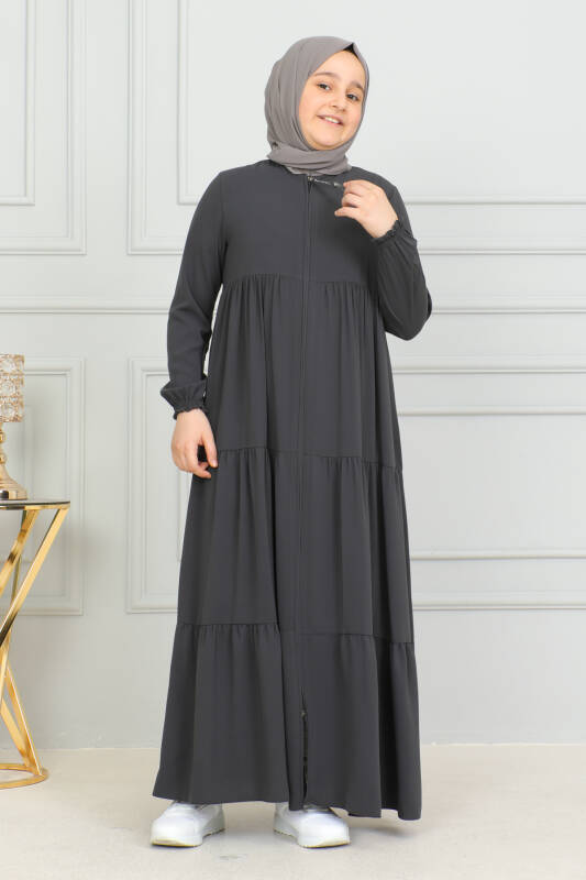 3 KATLI ÇOCUK FERACE Füme - 4002 - 1
