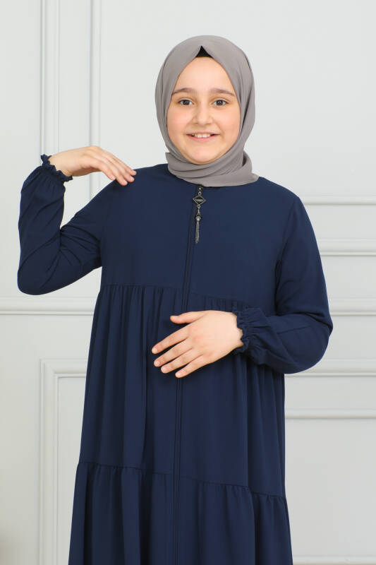 3 KATLI ÇOCUK FERACE Lacivert - 4002 - 4