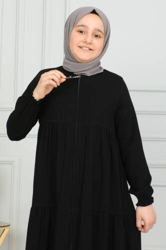 3 KATLI ÇOCUK FERACE Siyah - 4002 - 7