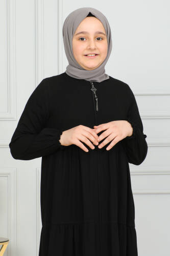 3 KATLI ÇOCUK FERACE Siyah - 4002 - 9