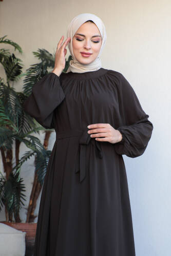 BAHAR ELBİSE & Kahvrengi - 2408 - 18