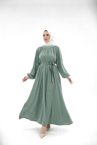 BAHAR ELBİSE & Mint - 2408 - Kadeem Giyim (1)