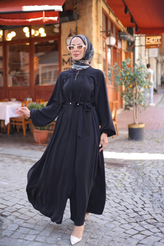 BELİZ FERACE & Siyah - 9040 - 10