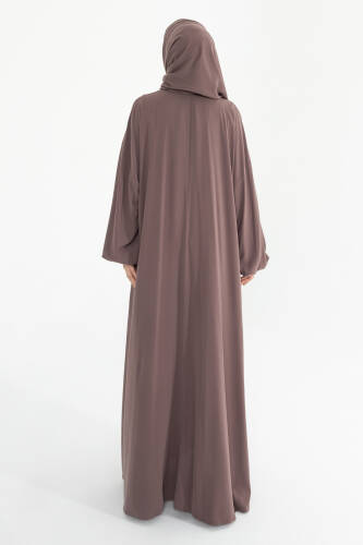 Bergüzar abaya - vizon - 5