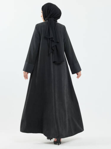 DİLARA CUPRA ABAYA Siyah - 1025 - 6