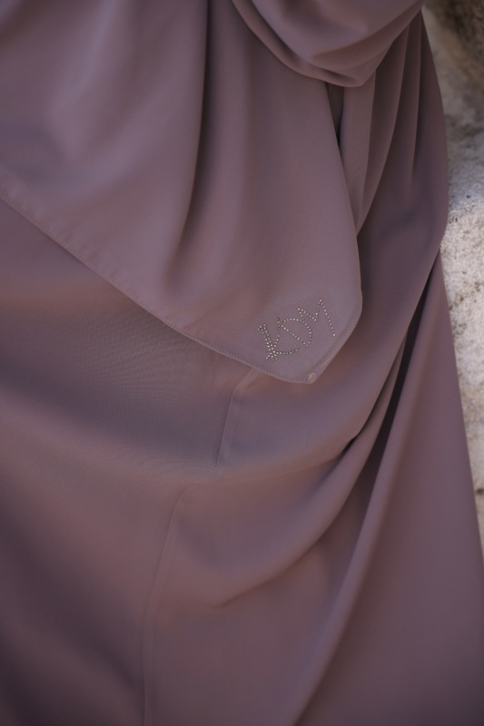 FÜRUZAN ABAYA-Vizon - 9014 - 5