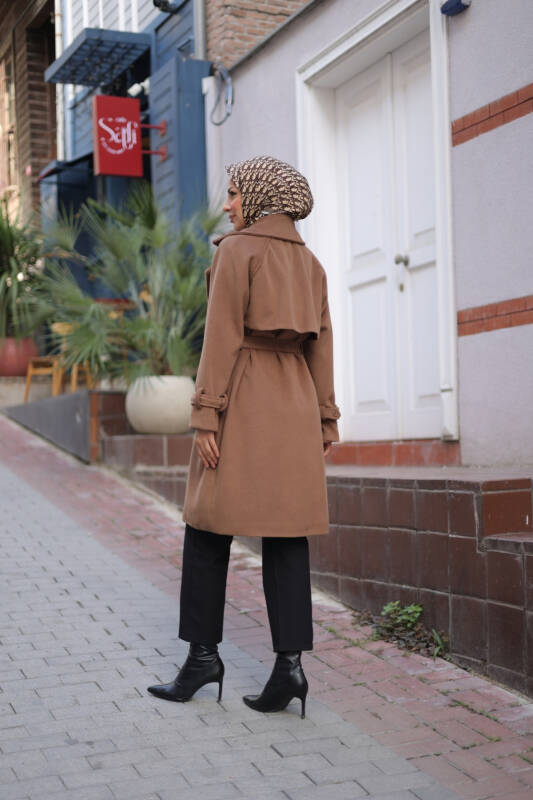 Mevira Moscov Kaşe Kaban Cappichino - 7004 - 5