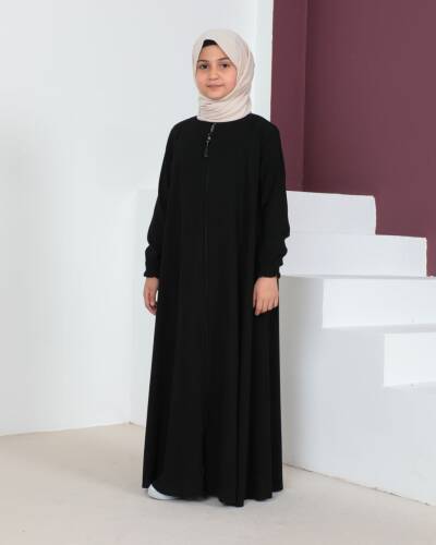 MEVLANA ÇOCUK FERACE & Siyah - 4000 - Kadeem Giyim