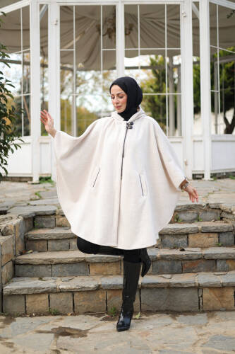 Milena Balıksırtı Kaşe Panço Taş – 2012 - Kadeem Giyim