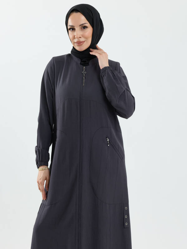 Reyyan Yıldız Ferace Füme - 422651 - 4