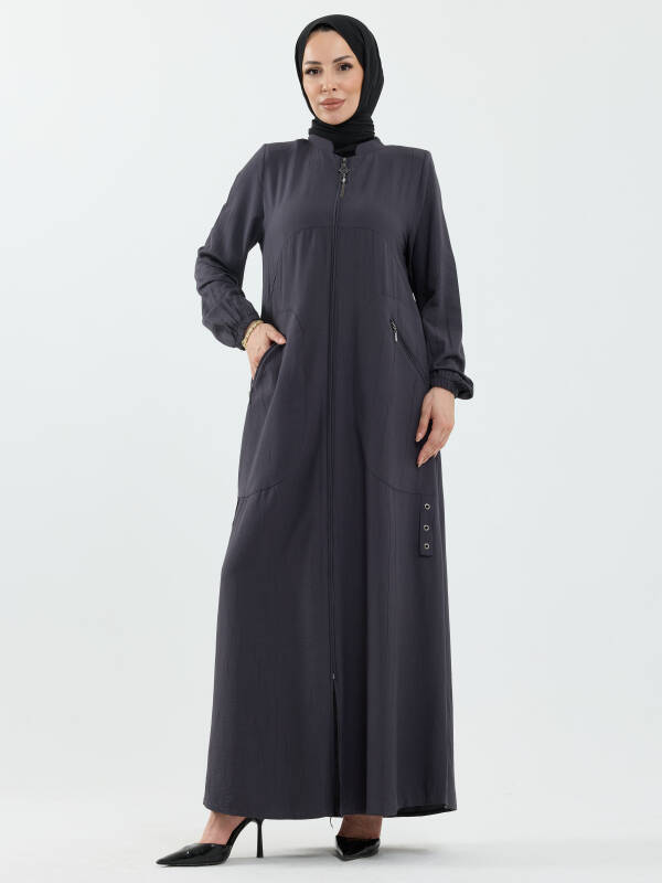 Reyyan Yıldız Ferace Füme - 422651 - 6