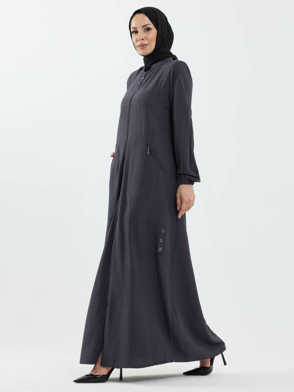 Reyyan Yıldız Ferace Füme - 422651 - 7
