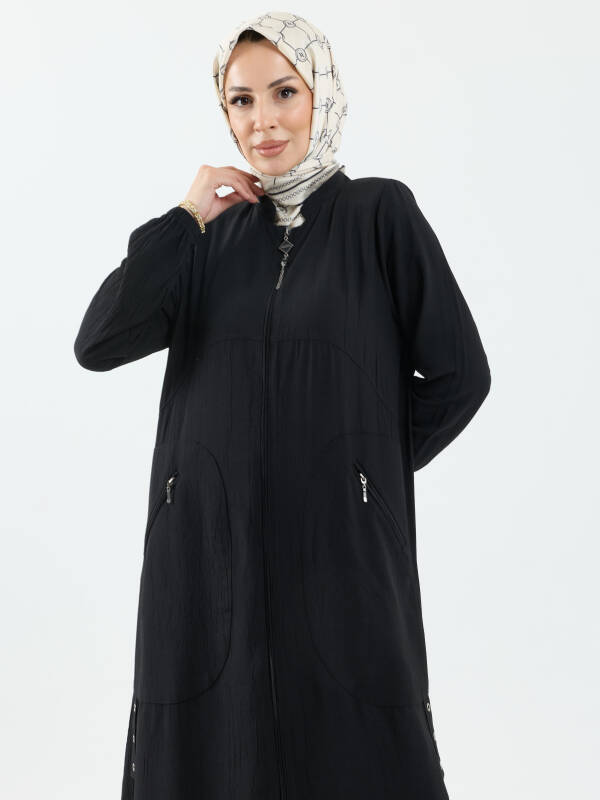 Reyyan Yıldız Ferace Siyah - 422651 - 3