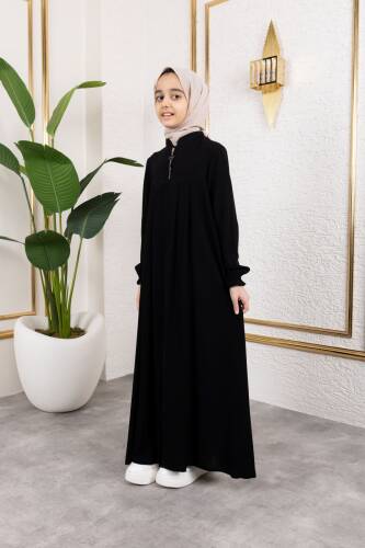 ROBALI PİLELİ ÇOCUK FERACE & Siyah - 4005 