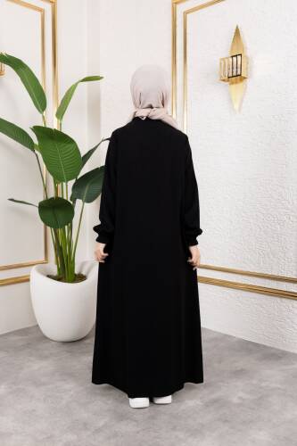 ROBALI PİLELİ ÇOCUK FERACE & Siyah - 4005 - 5
