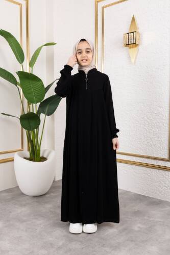 ROBALI PİLELİ ÇOCUK FERACE & Siyah - 4005 - 7