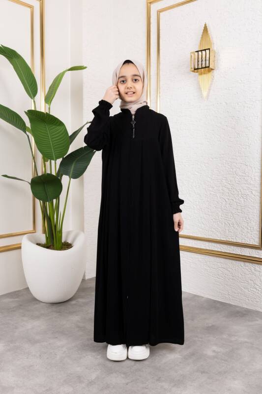 ROBALI PİLELİ ÇOCUK FERACE & Siyah - 4005 - 7