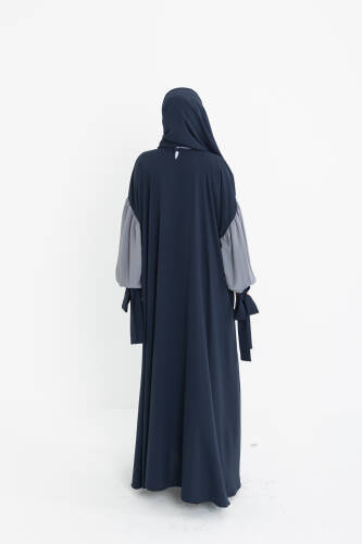 VERA DUBAİ ELBİSE Lacivert - Gri - 1020 - 7
